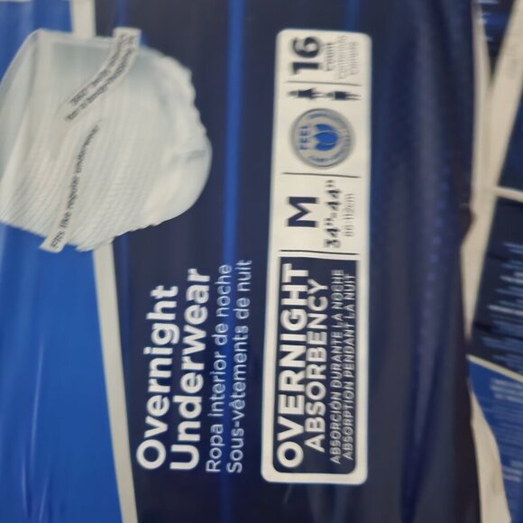 Attends Unisex Adult Incontinence Pull Up On Underwear Diapers, Heavy, M 2 packs - Picture 4 of 7